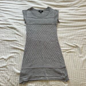 Bebe grey Knit Sleeveless Dress